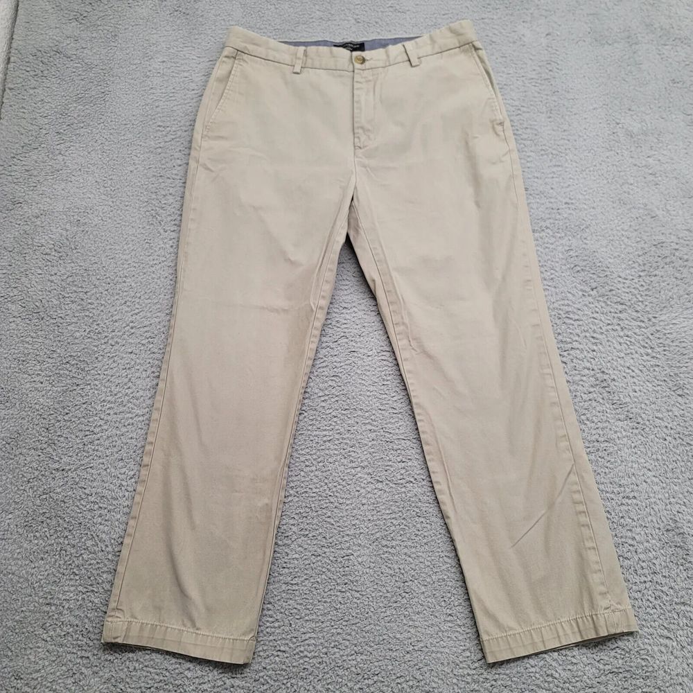 Banana Republic Pants Mens 35x30 Tan Emerson‎ Slim Chino Straight Leg Preppy